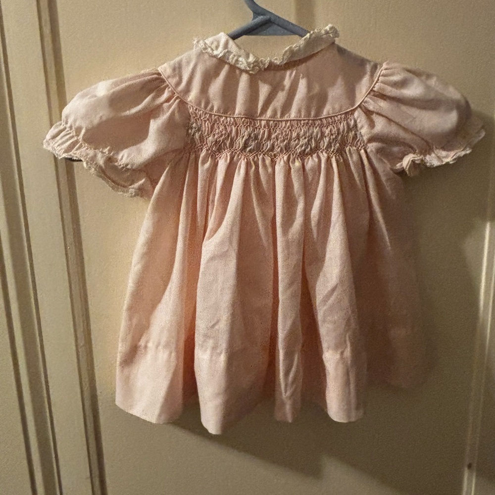 Pink Ruffled Kids Casual Dress 12 months